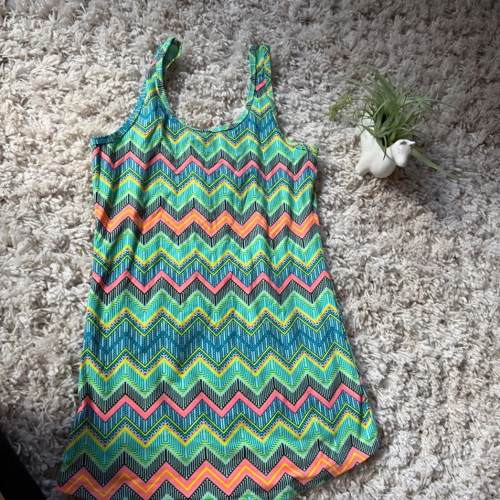 Bright chevron No Boundaries Colorful Chevron super soft women’s hippie tribal c - Picture 3 of 6